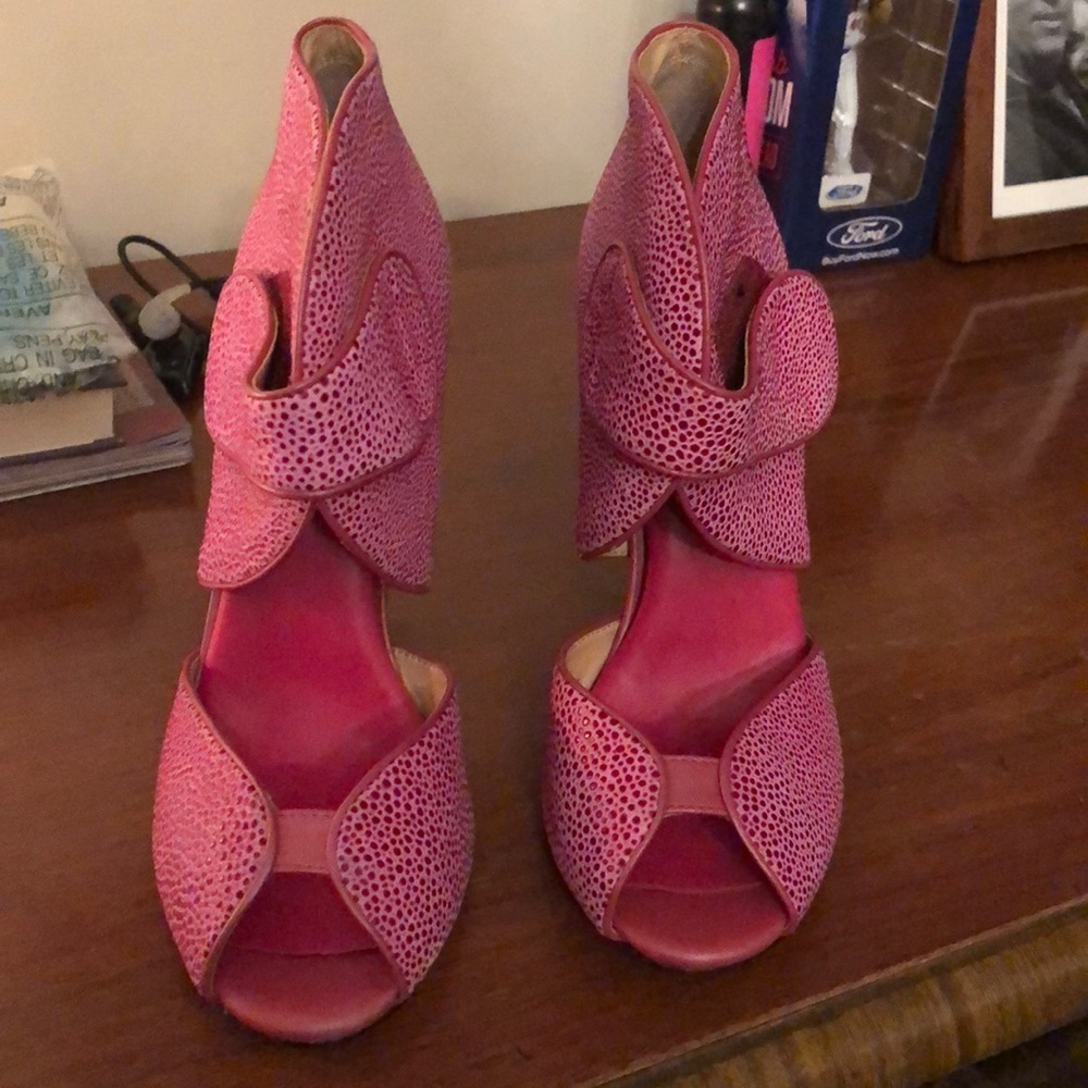 Fashion forward blush sandals